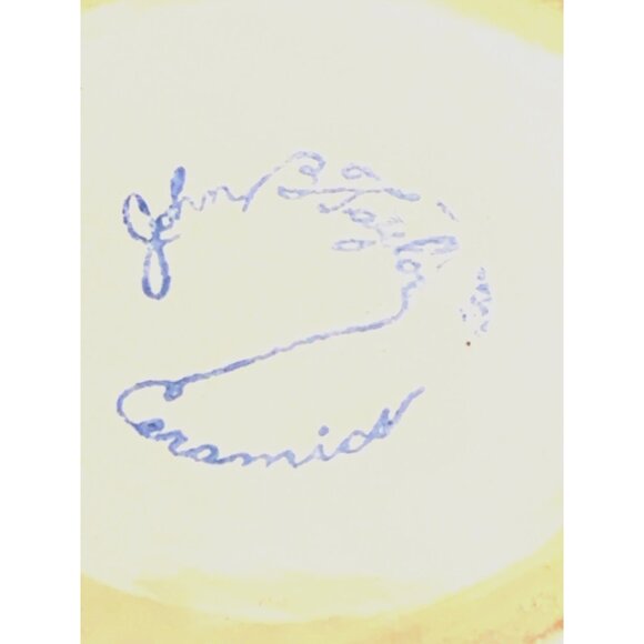 Vintage John B. Taylor Harvest Pear Handcrafted Stoneware Lidded Bowl - Picture 3 of 9